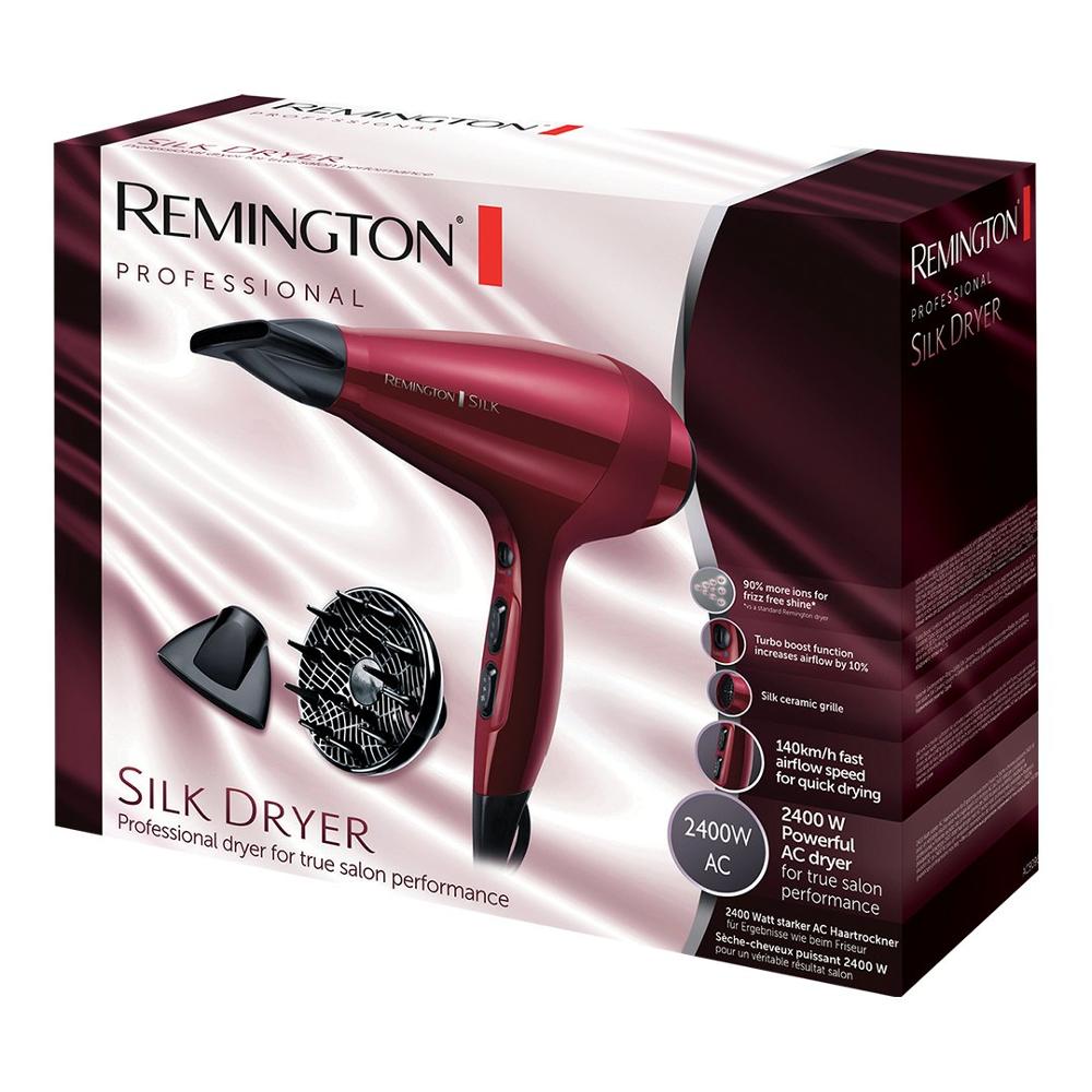 Remington Asciugacapelli T|Studio Silk 2400 W Rosso