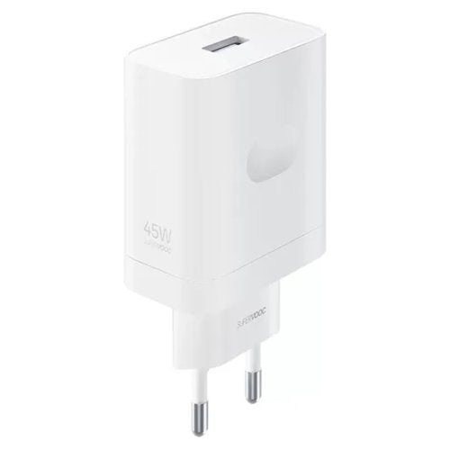 realme RMTC45W Caricabatterie per dispositivi mobili Universale Bianco AC Ricarica rapida Interno