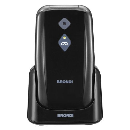 Brondi BRONDISICUROPL cellulare 7,11 cm (2.8") 82 g Nero Telefono con fotocamera