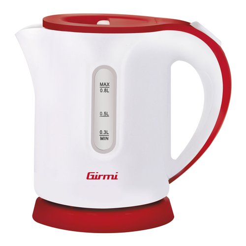 Girmi BL10 bollitore elettrico 0,8 L 1100 W Rosso, Bianco