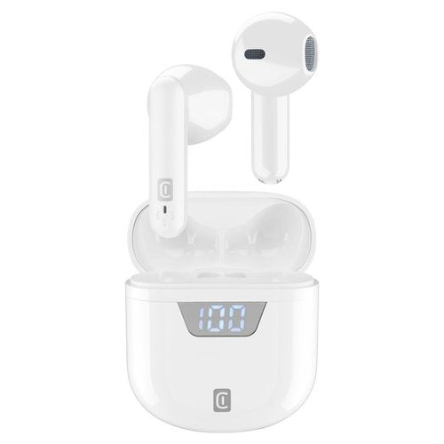 Cellularline SEEK Auricolari Bluetooth® dotati di display digitale con indicatore di batteria