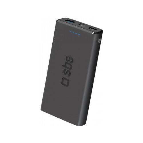 SBS Power bank 10.000 mAh extra slim con porta USB 2.1A Intelligent Charge (IC)
