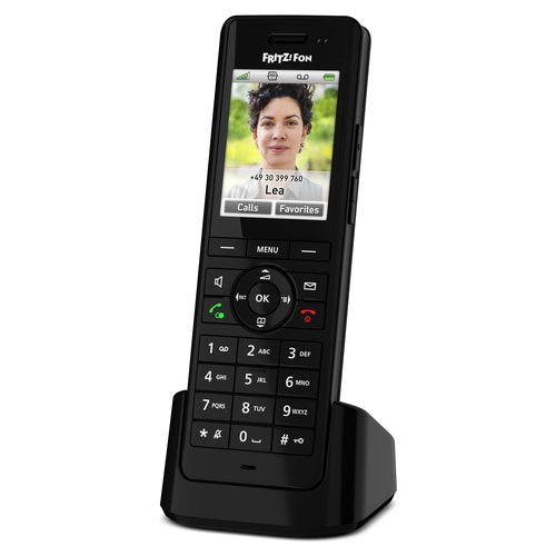 FRITZ!Fon X6 INT Telefono DECT Identificatore di chiamata Nero