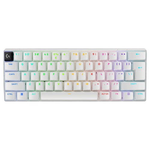 Logitech G PRO X 60 tastiera Gaming USB + RF Wireless + Bluetooth QWERTY US International Bianco