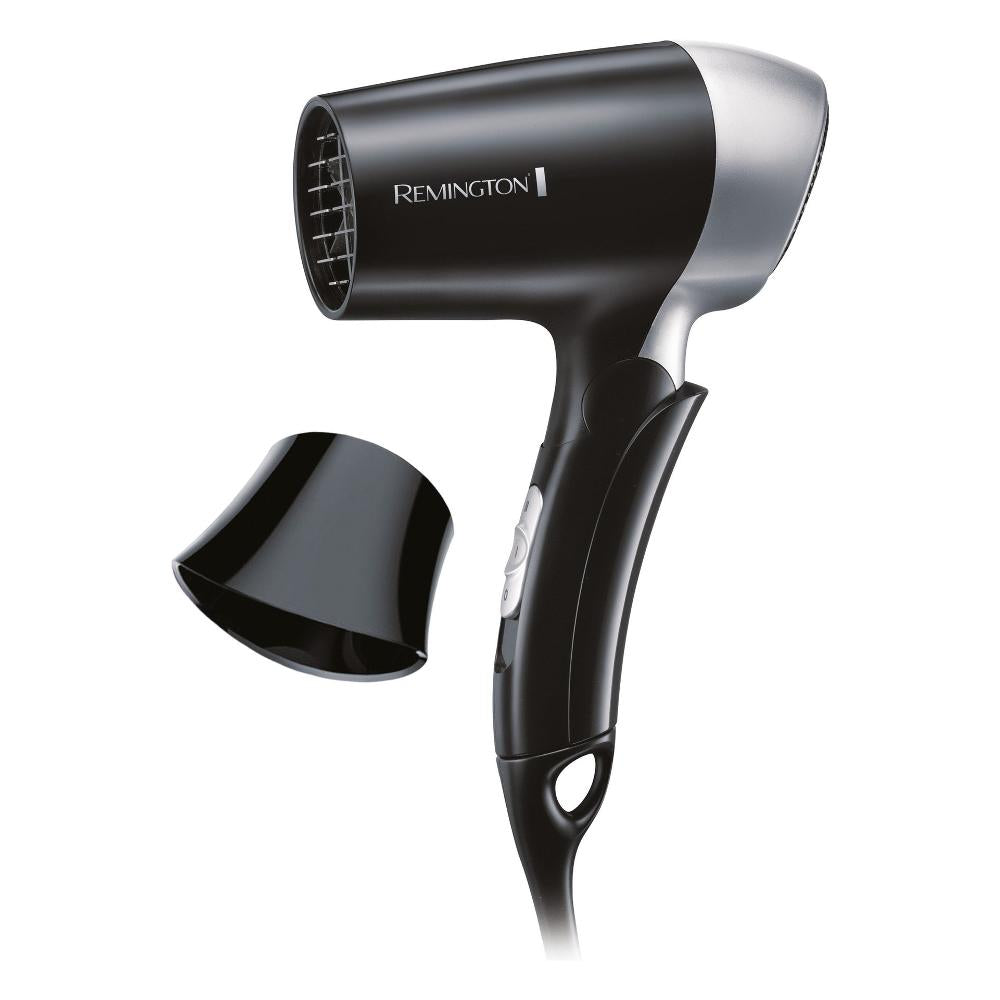 Remington D2400 asciuga capelli 1400 W Nero, Argento
