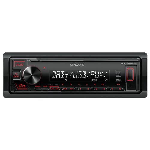 Kenwood KMM-DAB307 Ricevitore multimediale per auto Nero 200 W