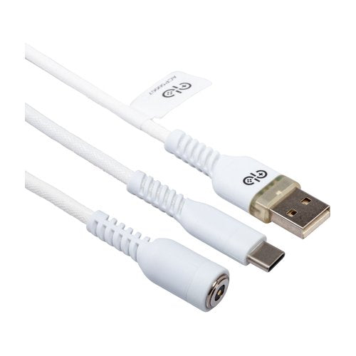 Cavo USB C Qubick ACP50007 PLAYSTATION 5 Play & Charge White White