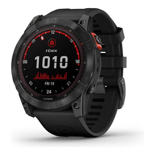 Garmin fenix 7X Solar 3,56 cm (1.4") MIP 51 mm Digitale 280 x 280 Pixel Touch screen Grigio Wi-Fi GPS (satellitare)