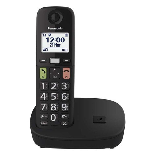 Panasonic KX-TGU110EXB telefono Telefono DECT Identificatore di chiamata Nero
