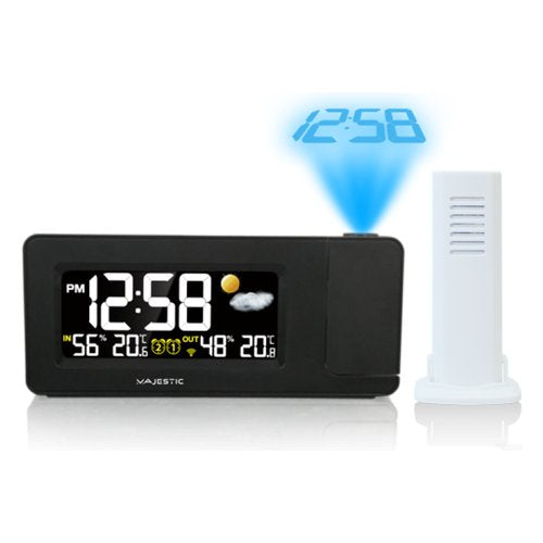 New Majestic WT-249 Sveglia digitale Nero