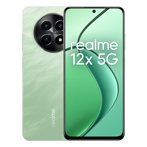 Realme 12X 5G, 6.72", 256GB, RAM 8GB, Feather Green
