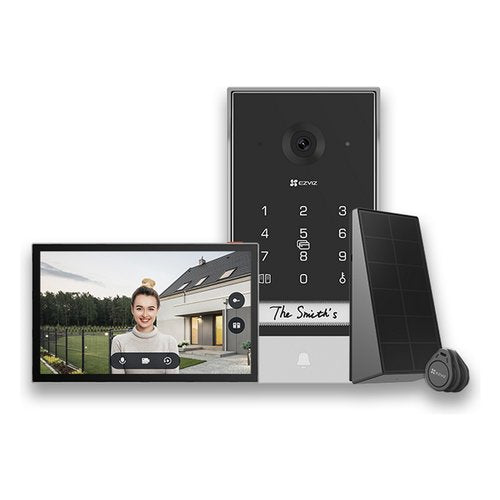 EZVIZ EP7 sistema per video-citofono 17,8 cm (7") Nero, Argento