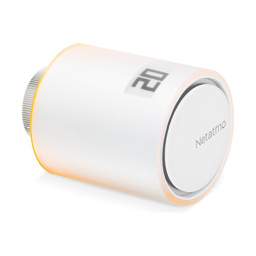 Netatmo Valvola Termostatica Intelligente Aggiuntiva per il Termostato Intelligente e per il Kit di base per riscaldamento centralizzato