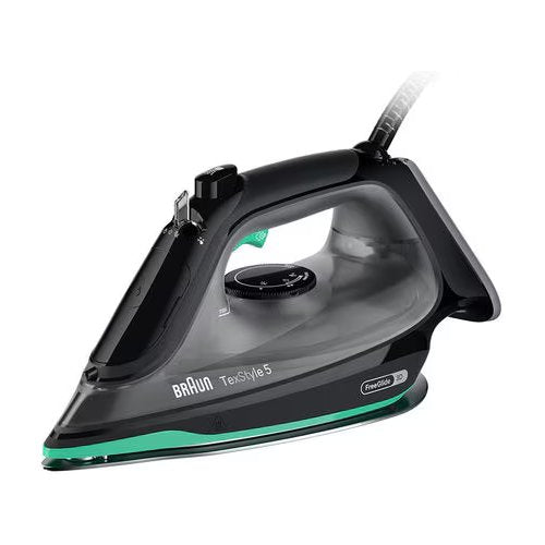 Braun TexStyle 5 SI 5277 GR ferro da stiro Ferro da stiro a secco e a vapore Piastra in Ceramica 2700 W Verde
