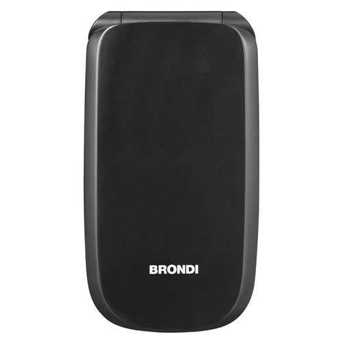 Brondi Raptor 7,11 cm (2.8") 106 g Nero, Metallico Telefono per anziani