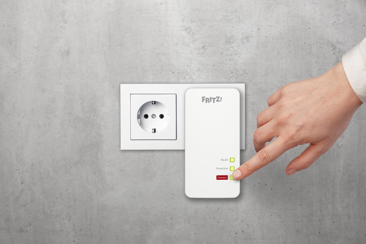 FRITZ!Powerline 1260 WLAN Set 1200 Mbit/s Collegamento ethernet LAN Wi-Fi Bianco 2 pz