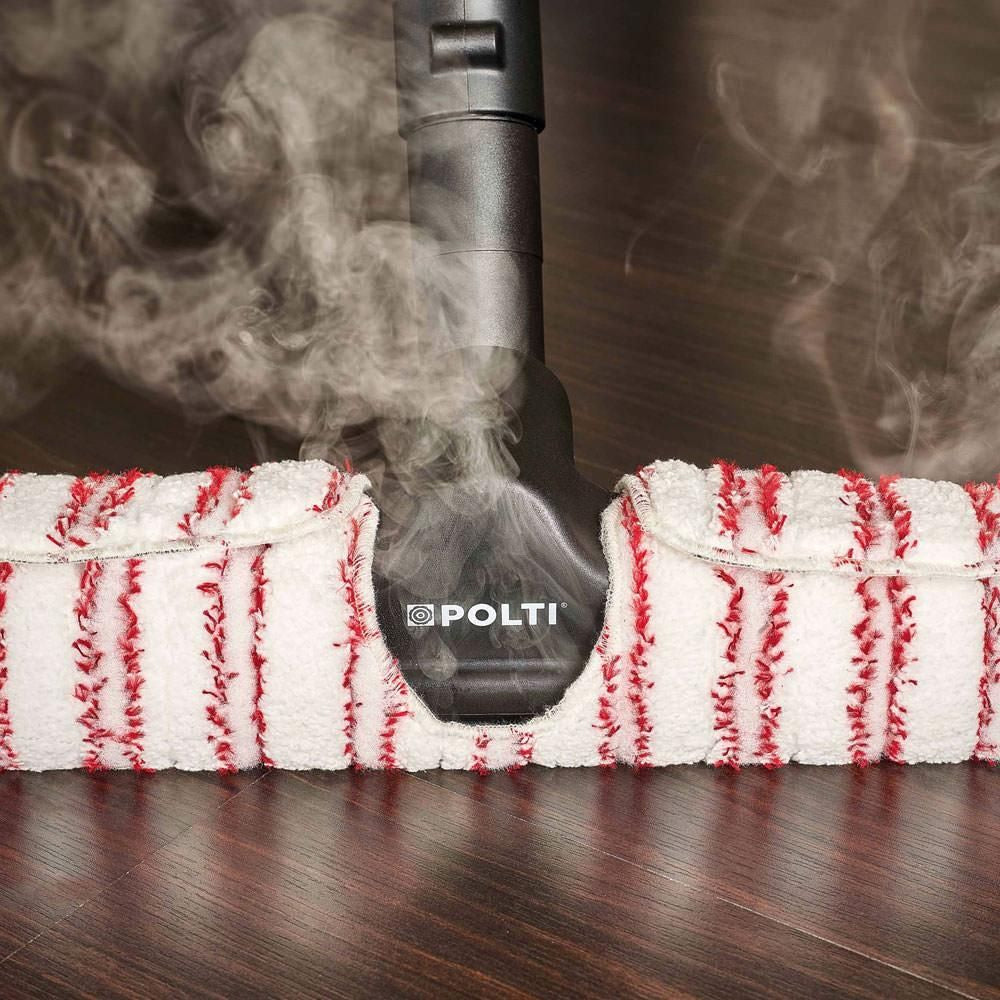 Polti Vaporetto Lecoaspira FAV50 Multifloor Pulitore a vapore cilindrico 1,8 L 1350 W Rosso, Bianco