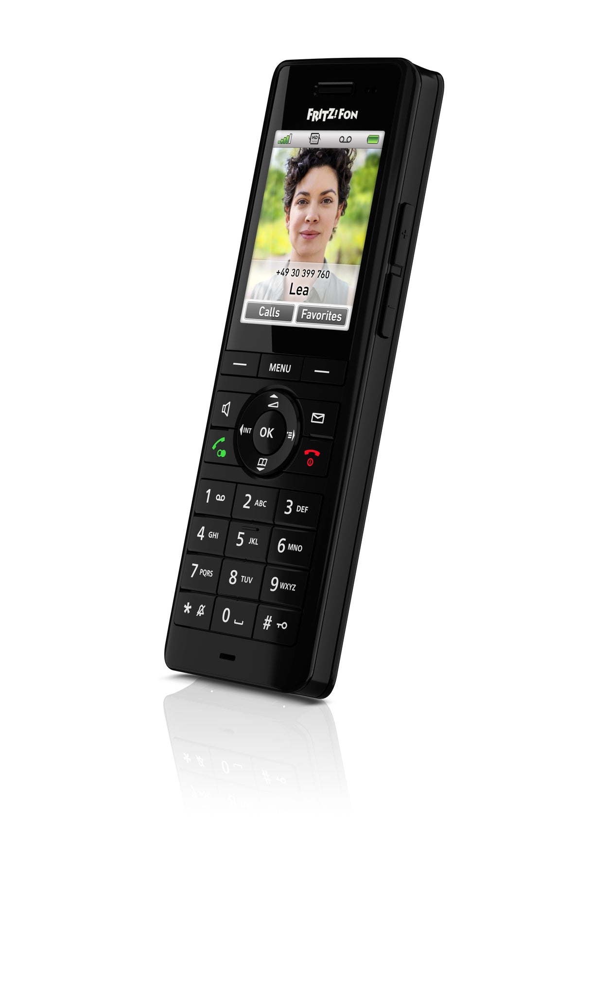 FRITZ!Fon X6 INT Telefono DECT Identificatore di chiamata Nero