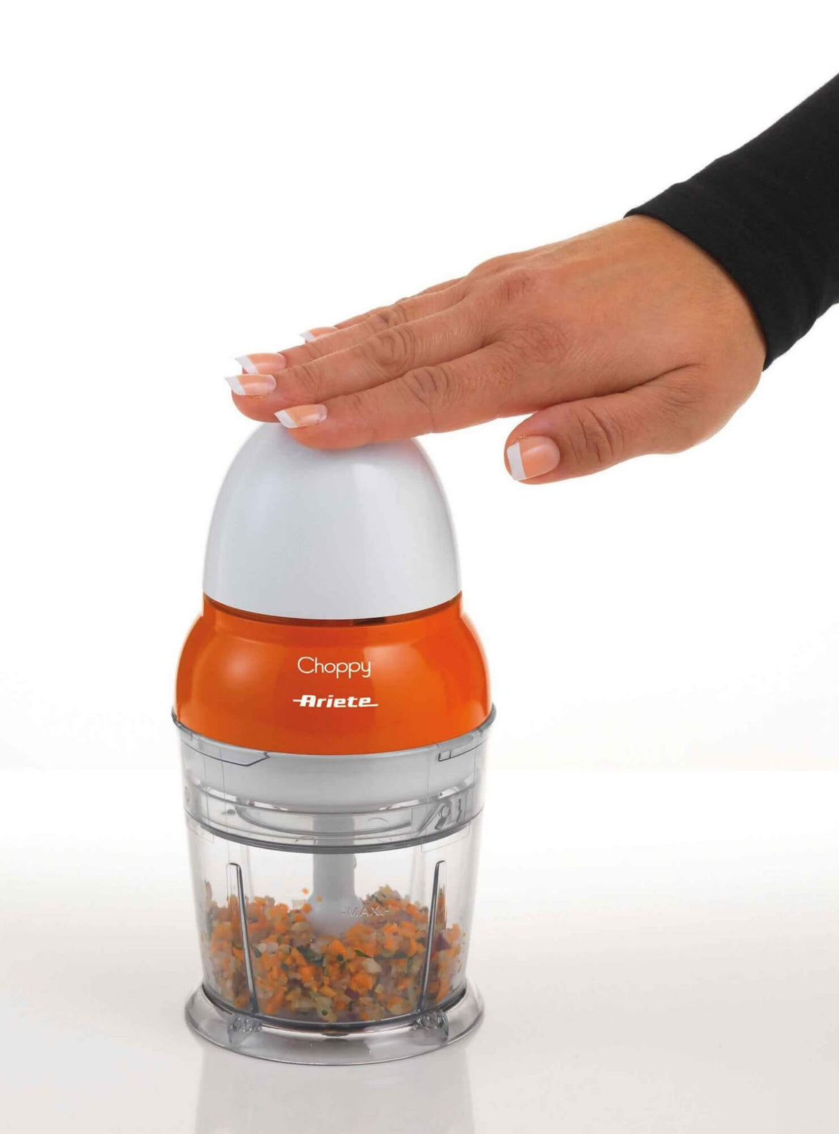 Ariete Choppy Tritatutto Elettrico Arancione e Bianco