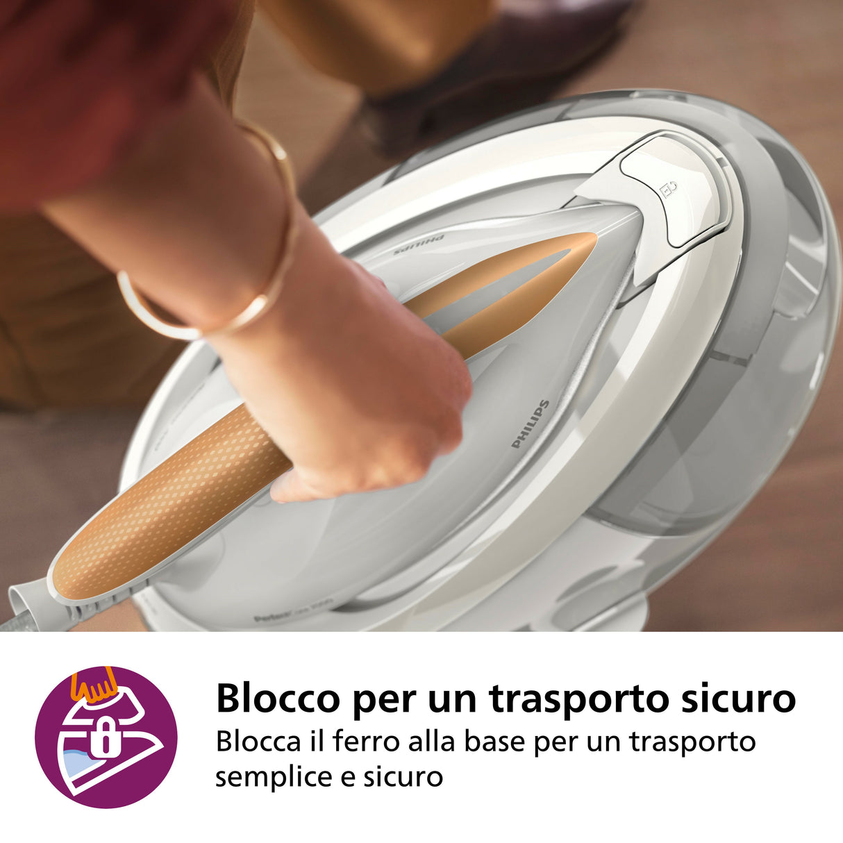 Philips 7000 series PerfectCare PSG7040/10 Ferro da stiro con caldaia 2100W, 1.8 L