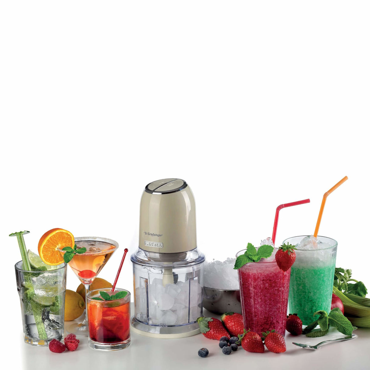 Ariete Vintage Chopper Tritatutto Elettrico Beige