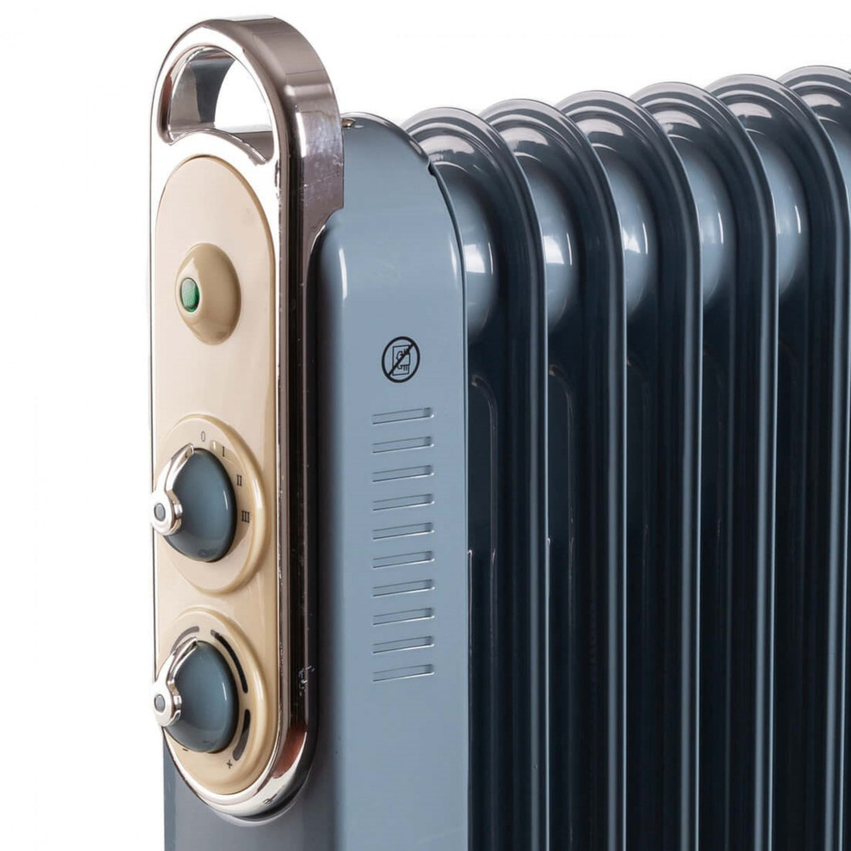 Ariete B825105AREG Radiatore Vintage 9 Elementi Blue e Cream