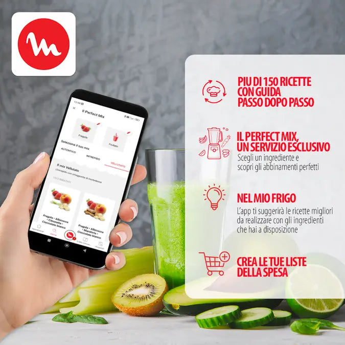 Moulinex LM871D Frullatore PerfectMix+ Silver con caraffa in vetro