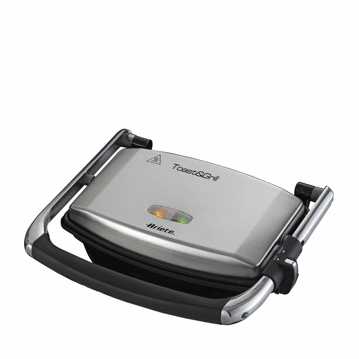 Ariete Toast&Grill Slim Tostiera Silver e Black