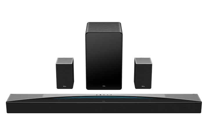 TCL Q Soundbar Q85H 7.1.4 canali, Dolby Atmos con Subwoofer integrato, 1020W