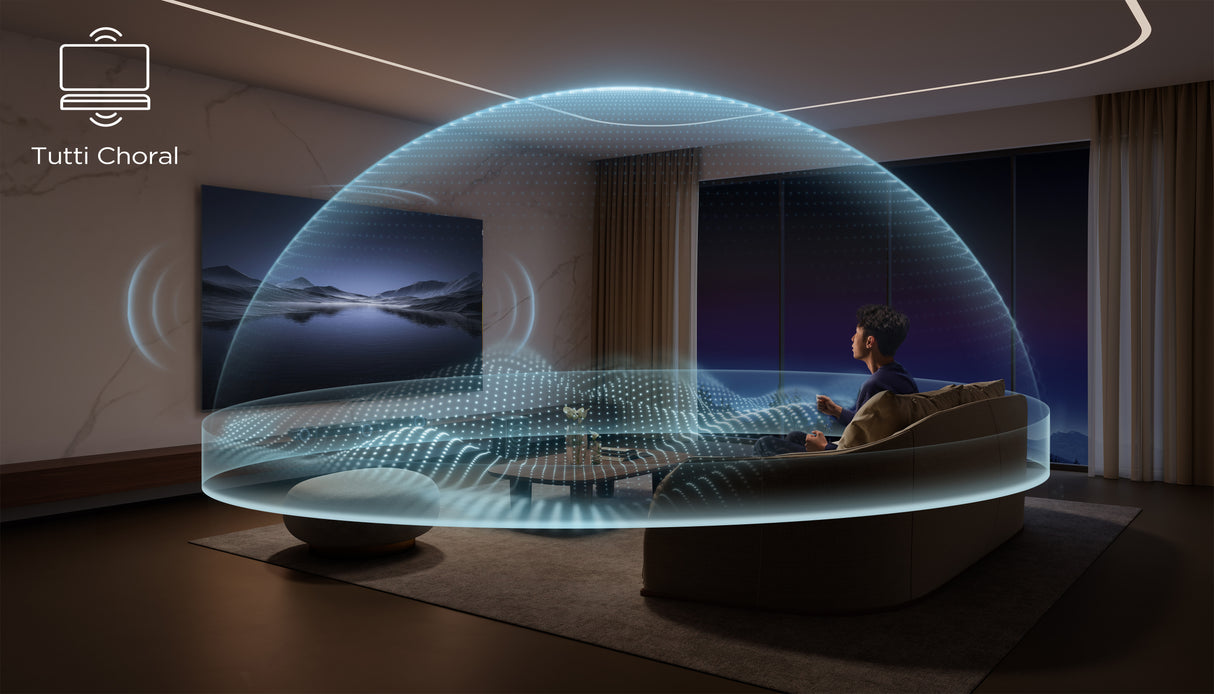 TCL Q Soundbar Q85H 7.1.4 canali, Dolby Atmos con Subwoofer integrato, 1020W