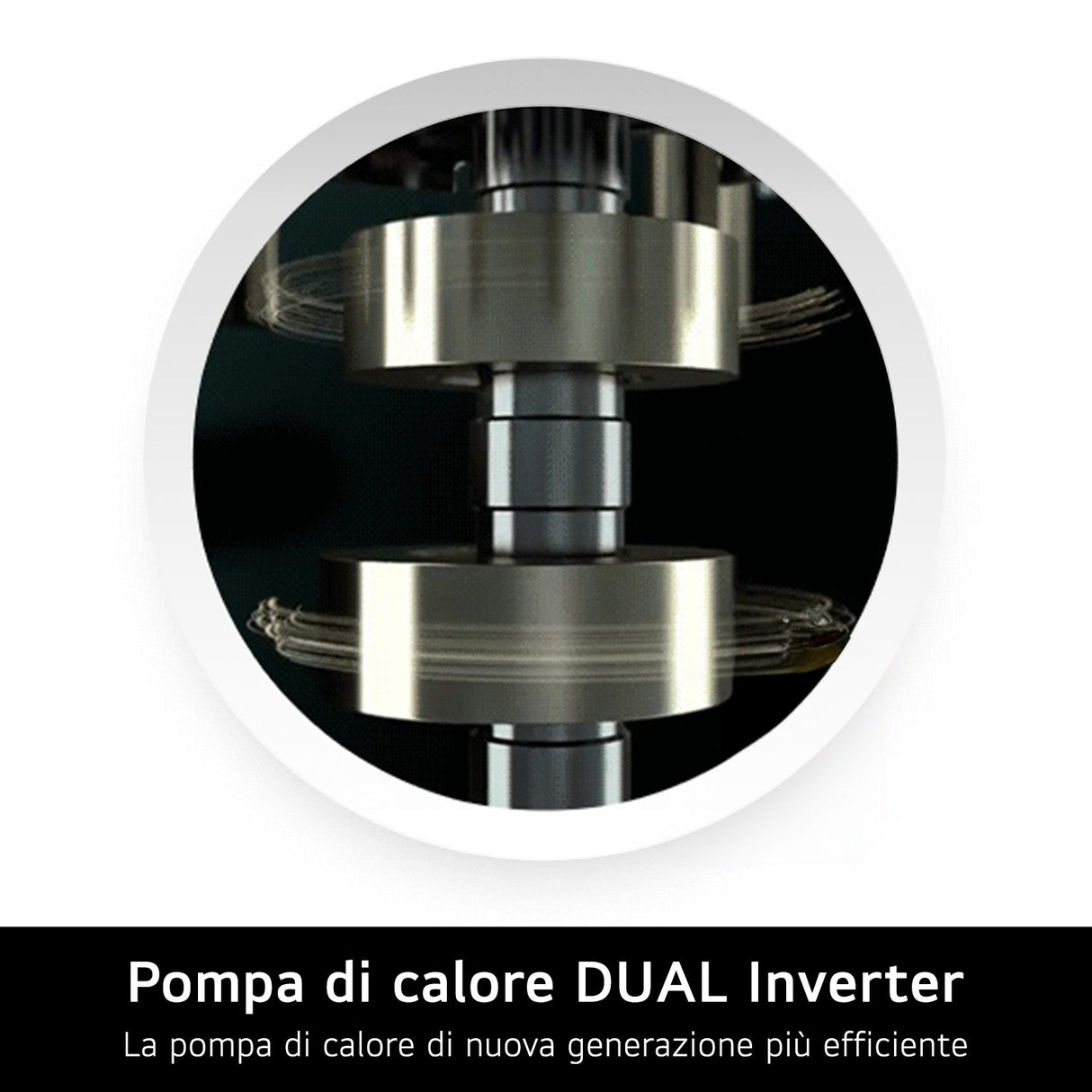 LG RH18U8AVCW Asciugatrice 18kg Pompa di calore DUAL Inverter Classe A+++, Motore Direct Drive, AI Dry, Wi-Fi, Bianca