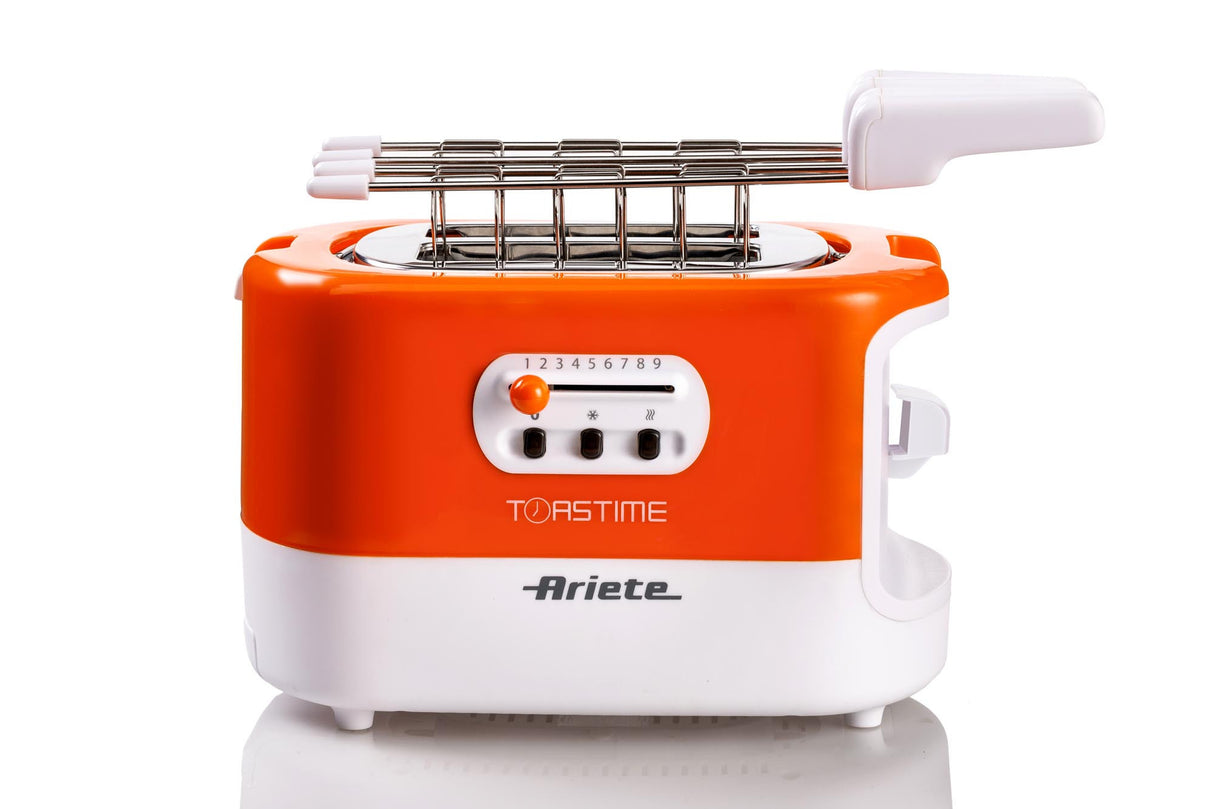 Ariete Toastime Tostapane Arancio e Bianco