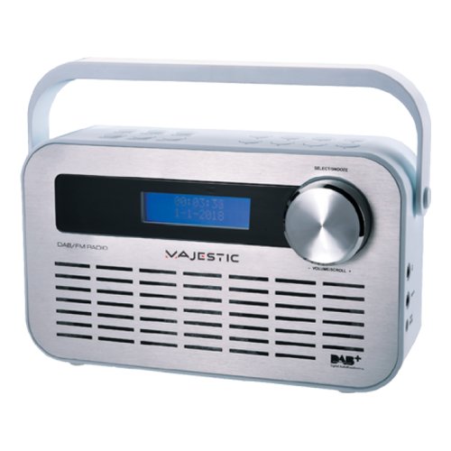 New Majestic DAB-843W radio Portatile Digitale Argento