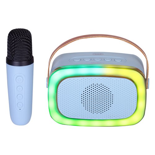 Trevi XR JUMP ALTOPARLANTE KARAOKE PORTATILE 10W WIRELESS USB MICRO SD AUX-IN XR 8A01 MINIPARTY BLU