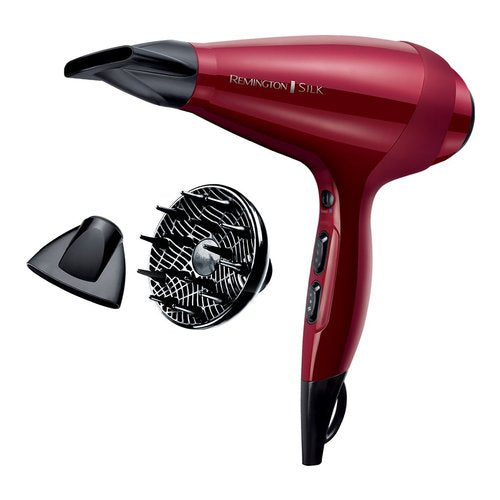 Remington Asciugacapelli T|Studio Silk 2400 W Rosso