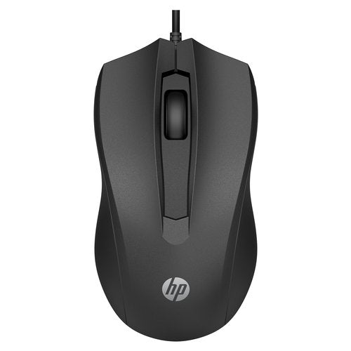 Mouse Hp 6VY96AA 100 Wired Black Black