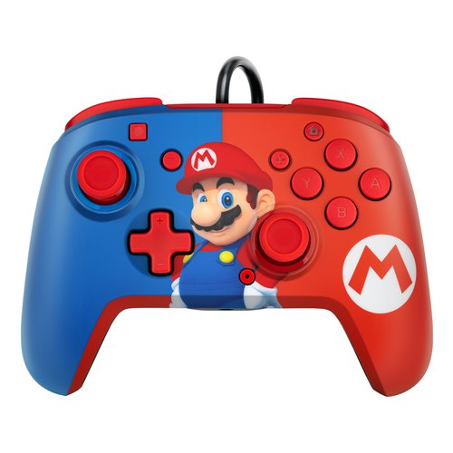 Gamepad Pdp 500 134 EU C1MR 1 SWITCH Mario Rematch Wired Red e Blue Re