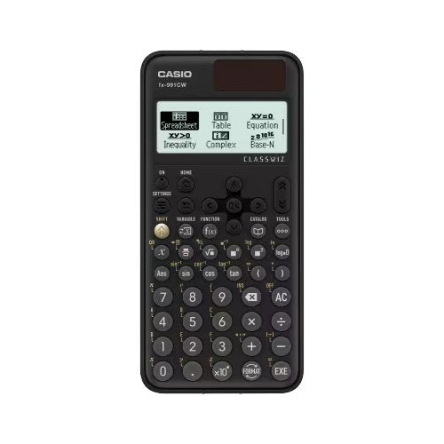 Calcolatrice Casio FX 991CW W ET V FX SERIES Classwiz CW Black Black