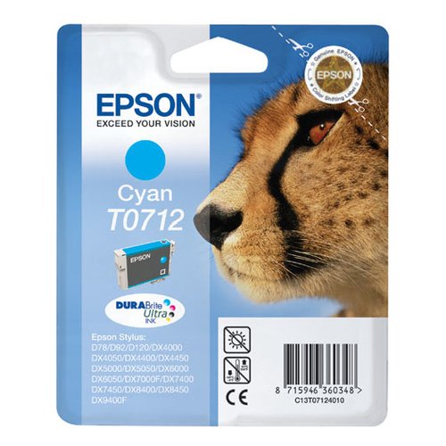 Cartuccia stampante Epson C13T07124021 DURABRITE T0712