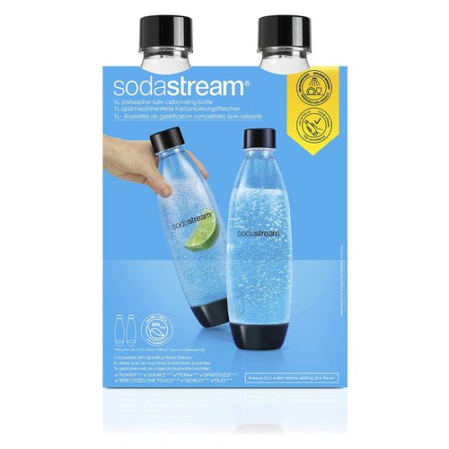 Bottiglia gasatore Sodastream 2270072 FUSE Trasparente Trasparente