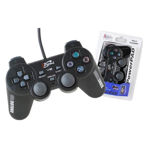 Gamepad Xtreme Videogames 91230 PLAYSTATION 2 Controller Nero Nero