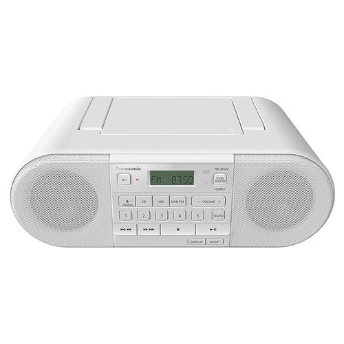 Panasonic RX-D552 Digitale 20 W DAB, DAB+, FM Bianco Riproduzione MP3