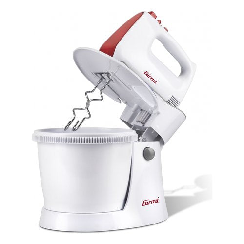 Girmi SB82 Sbattitore con base 400 W Rosso, Bianco
