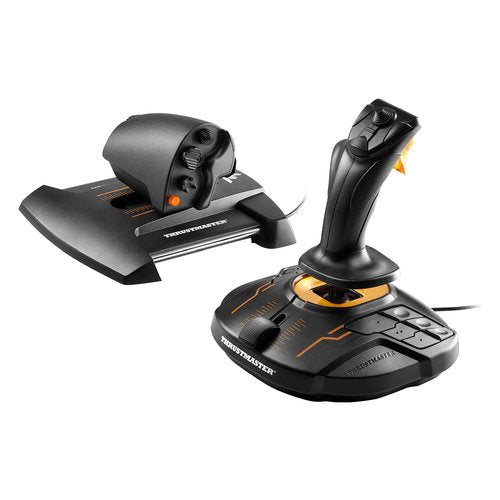 Thrustmaster T-16000M FCS Hotas Nero, Arancione USB Joystick Analogico/Digitale MAC, PC