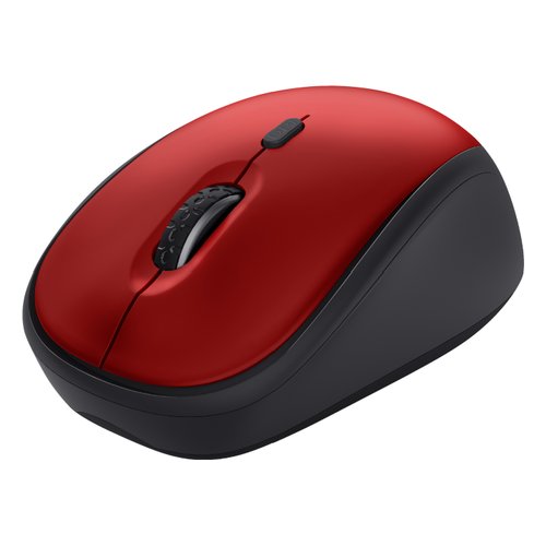 Mouse Trust 24550 YVI+ Wireless Eco Red e Black Red e Black