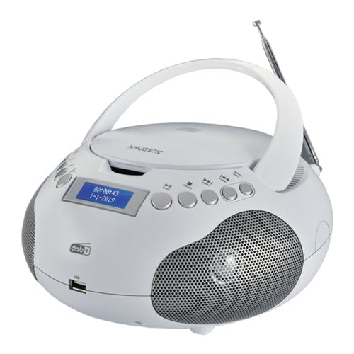 New Majestic AH-265 DAB Digitale DAB, DAB+, FM Bianco Riproduzione MP3