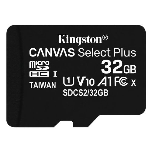Scheda di memoria Kingston SDCS2 CANVAS SELECT PLUS Black