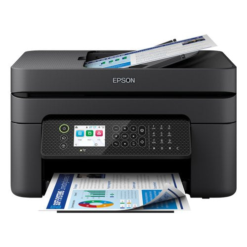 Epson WorkForce WF-2950DWF stampante multifunzione A4 getto d'inchiostro (stampa, scansione, copia), Display LCD 6.1cm, ADF, WiFi Direct, AirPrint, 3 mesi di inchiostro incluso con ReadyPrint