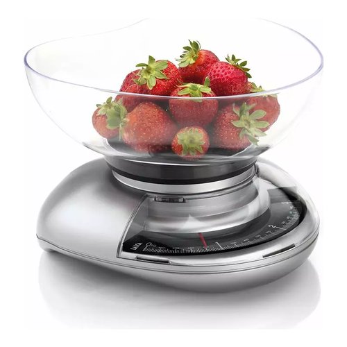 Laica LC7107 bilancia da cucina Cromo Superficie piana Ovale Bilancia da cucina meccanica