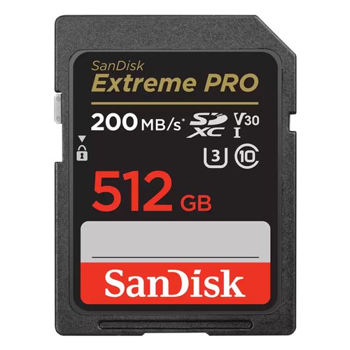 Scheda di memoria Sandisk SDSDXXD 512G GN4IN EXTREME PRO